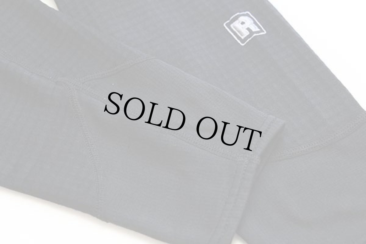 画像6: 00s USA製 patagoniaパタゴニア R1 フラッシュプルオーバー ワンポイント POLARTEC インナーフリース 黒 M (6)