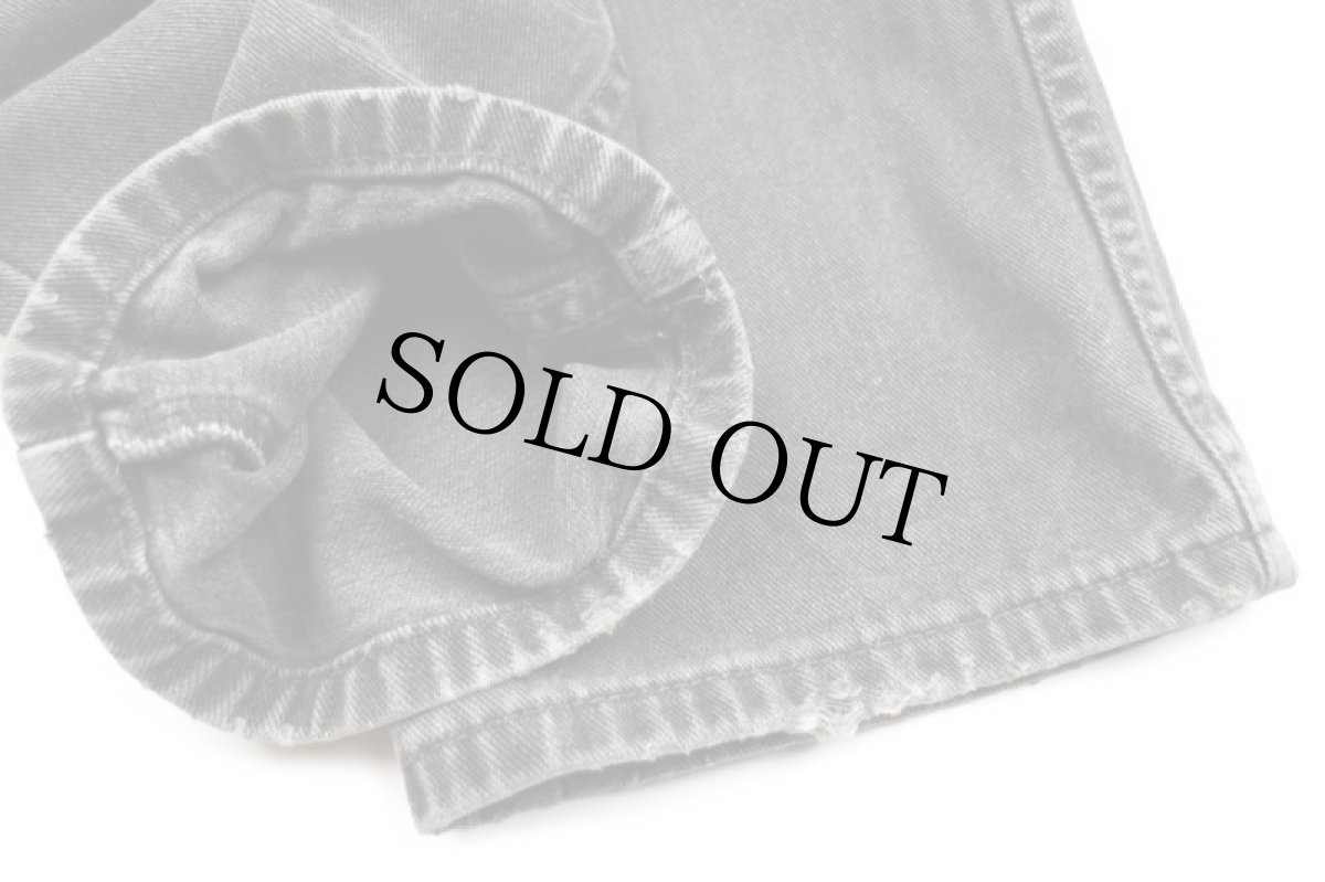 画像9: 00s カナダ製 Levi'sリーバイス 505 ブラック デニムパンツ フェード w33 L30★SDP2214 (9)