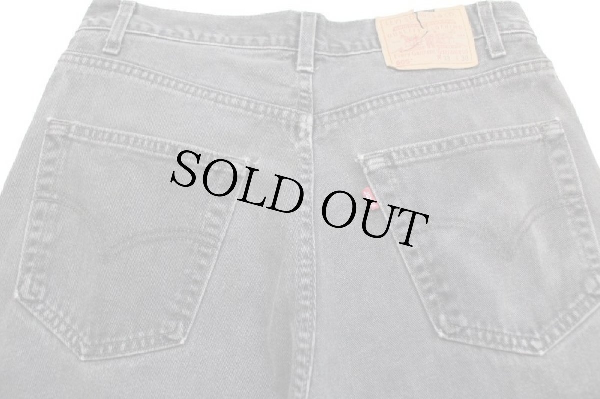 画像5: 00s カナダ製 Levi'sリーバイス 505 ブラック デニムパンツ フェード w33 L30★SDP2214 (5)