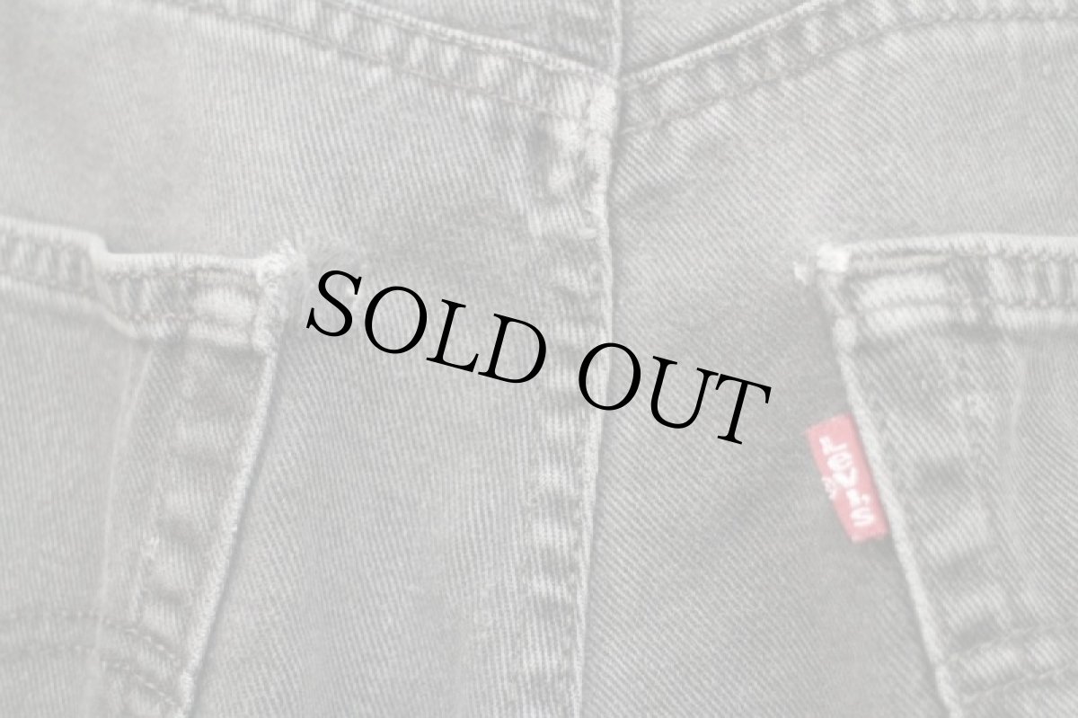 画像8: 00s カナダ製 Levi'sリーバイス 505 ブラック デニムパンツ フェード w33 L30★SDP2214 (8)