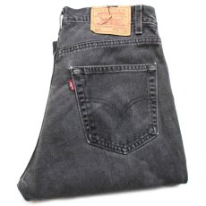 画像1: 00s カナダ製 Levi'sリーバイス 505 ブラック デニムパンツ フェード w33 L30★SDP2214 (1)