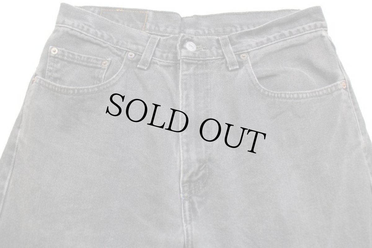 画像4: 00s カナダ製 Levi'sリーバイス 505 ブラック デニムパンツ フェード w33 L30★SDP2214 (4)