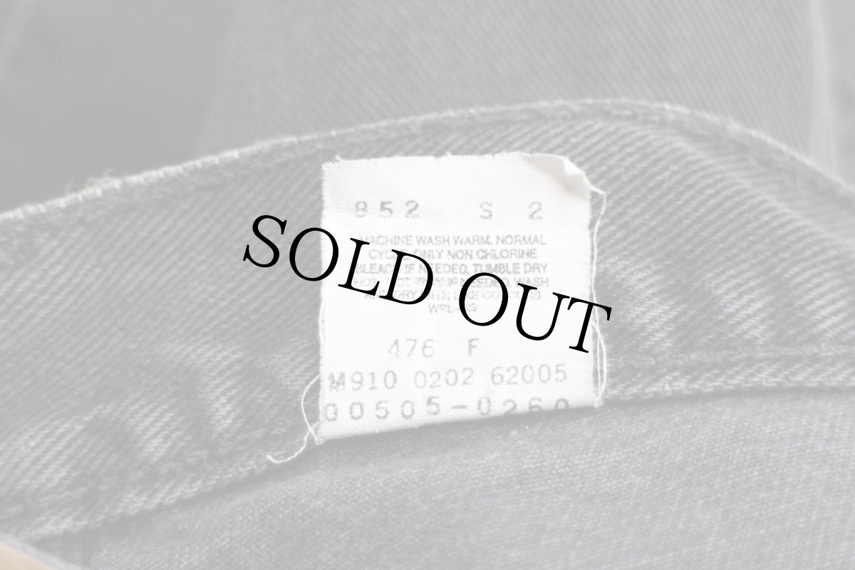 画像7: 00s カナダ製 Levi'sリーバイス 505 ブラック デニムパンツ フェード w33 L30★SDP2214 (7)