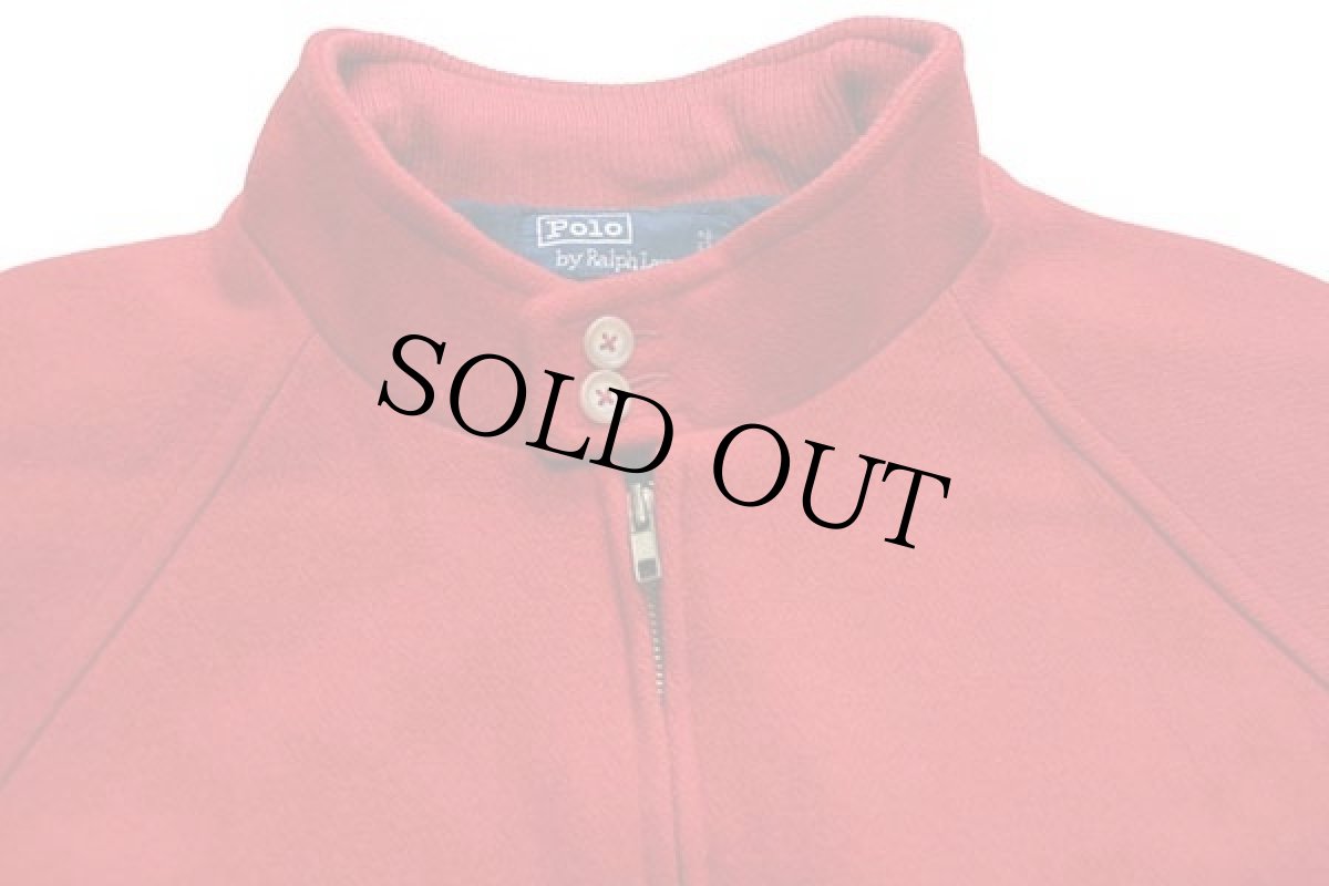 画像3: 90s ポロ ラルフローレン G9タイプ タータンチェックライナー ウール ハリントンジャケット 赤 XL (3)