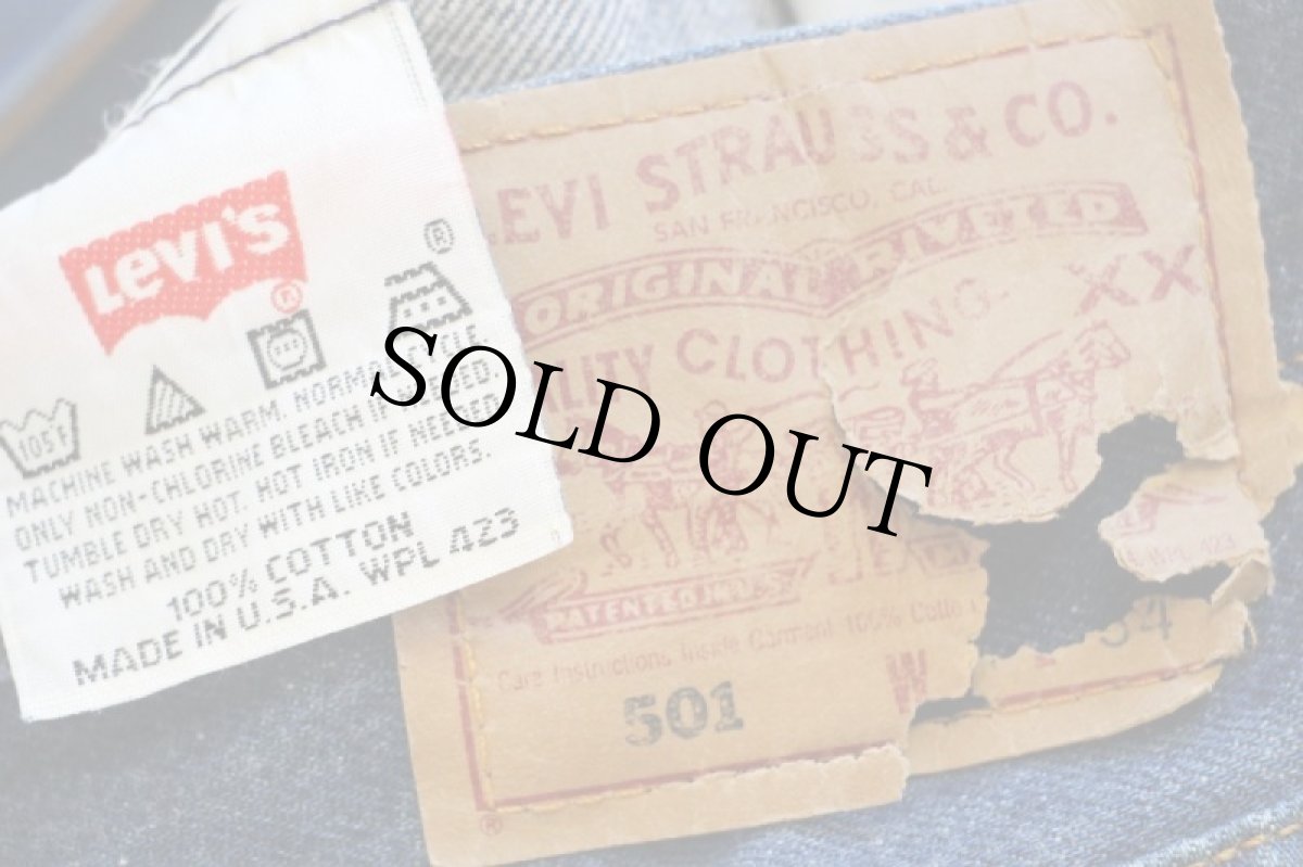 画像6: 90s USA製 Levi'sリーバイス 501 デニムパンツ w34★92 (6)