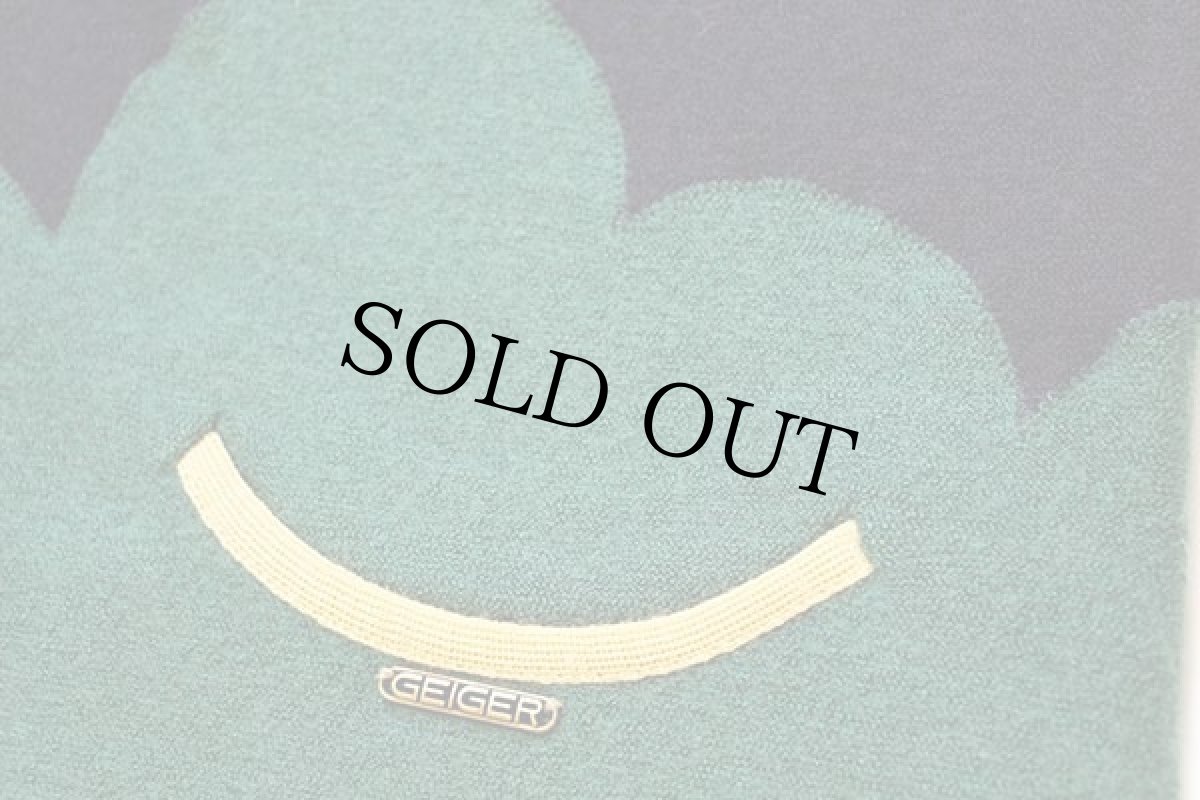 画像6: オーストリア製 GEIGER フラワー てんとう虫 刺繍 アート ノーカラー チロリアン ボイルドウール ジャケット 40 (6)