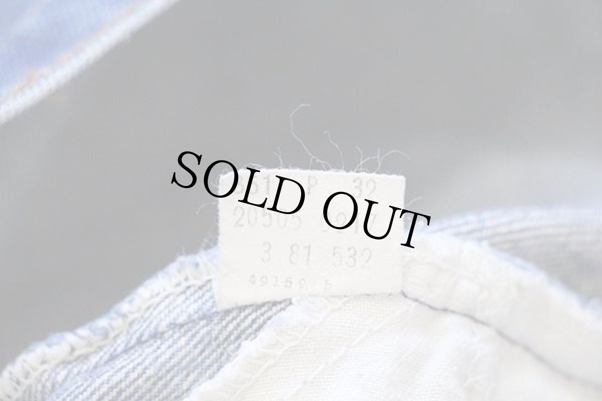 画像7: 80s USA製 Levi'sリーバイス 505 ダメージ デニムパンツ w35 L32★124 (7)