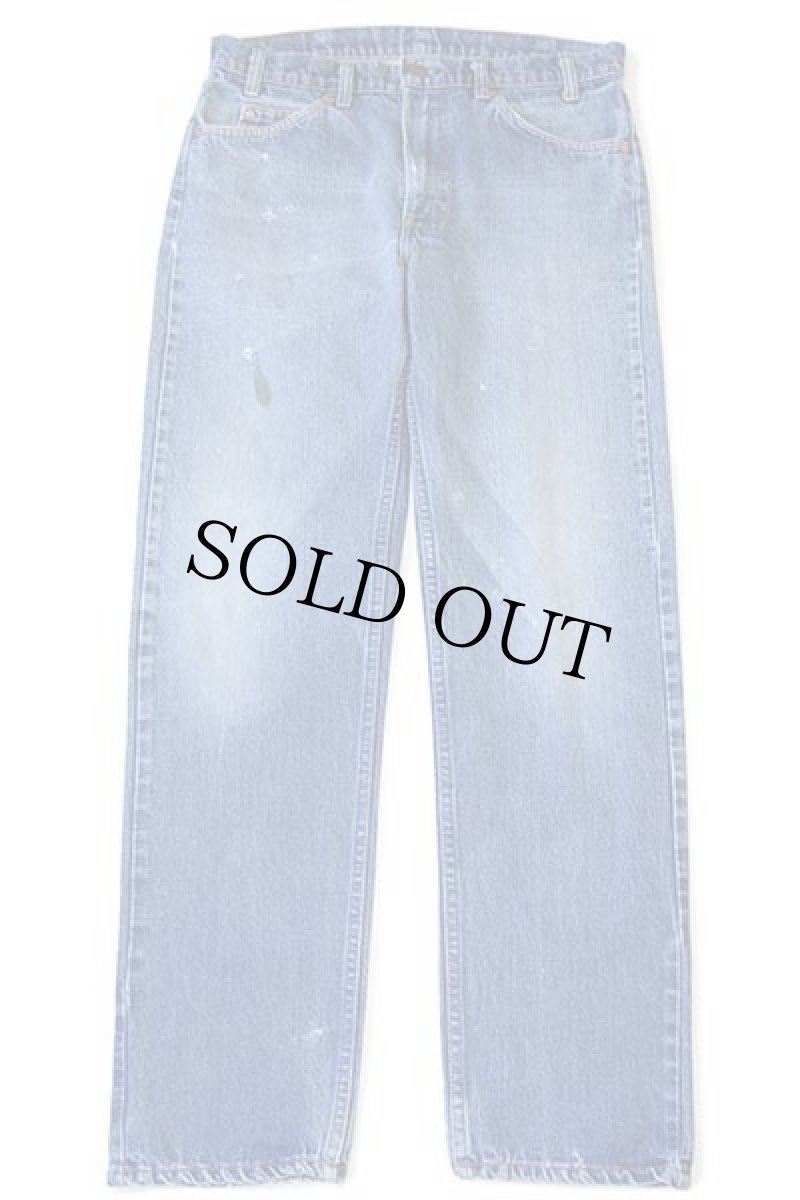 画像2: 80s USA製 Levi'sリーバイス 505 ダメージ デニムパンツ w35 L32★124 (2)