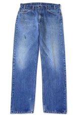 画像2: 80s USA製 Levi'sリーバイス 505 ダメージ デニムパンツ w35 L32★124 (2)