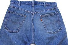 画像5: 80s USA製 Levi'sリーバイス 505 ダメージ デニムパンツ w35 L32★124 (5)