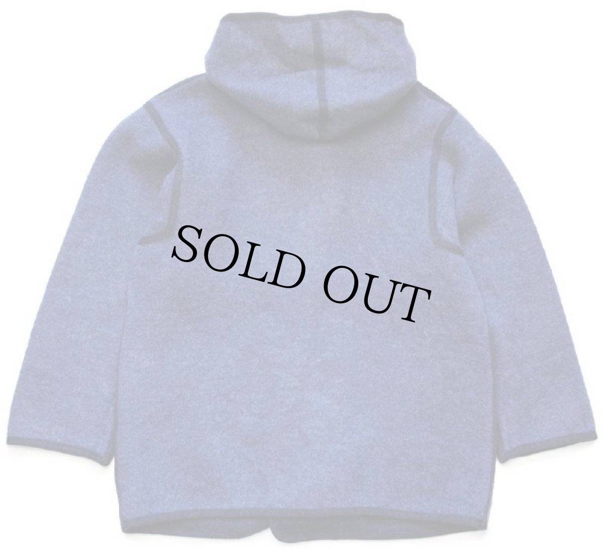 画像8: オーストリア製 GIESSWEIN ダブルブレスト リバーシブル チロリアン ボイルドウール パーカー 紺×薄紺 36 (8)