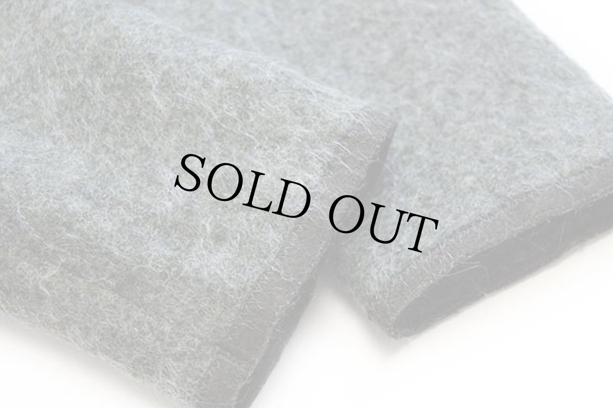 画像7: オーストリア製 GIESSWEIN 鹿角ボタン ノーカラー チロリアン ウール パイル ジャケット ミックス 44 (7)