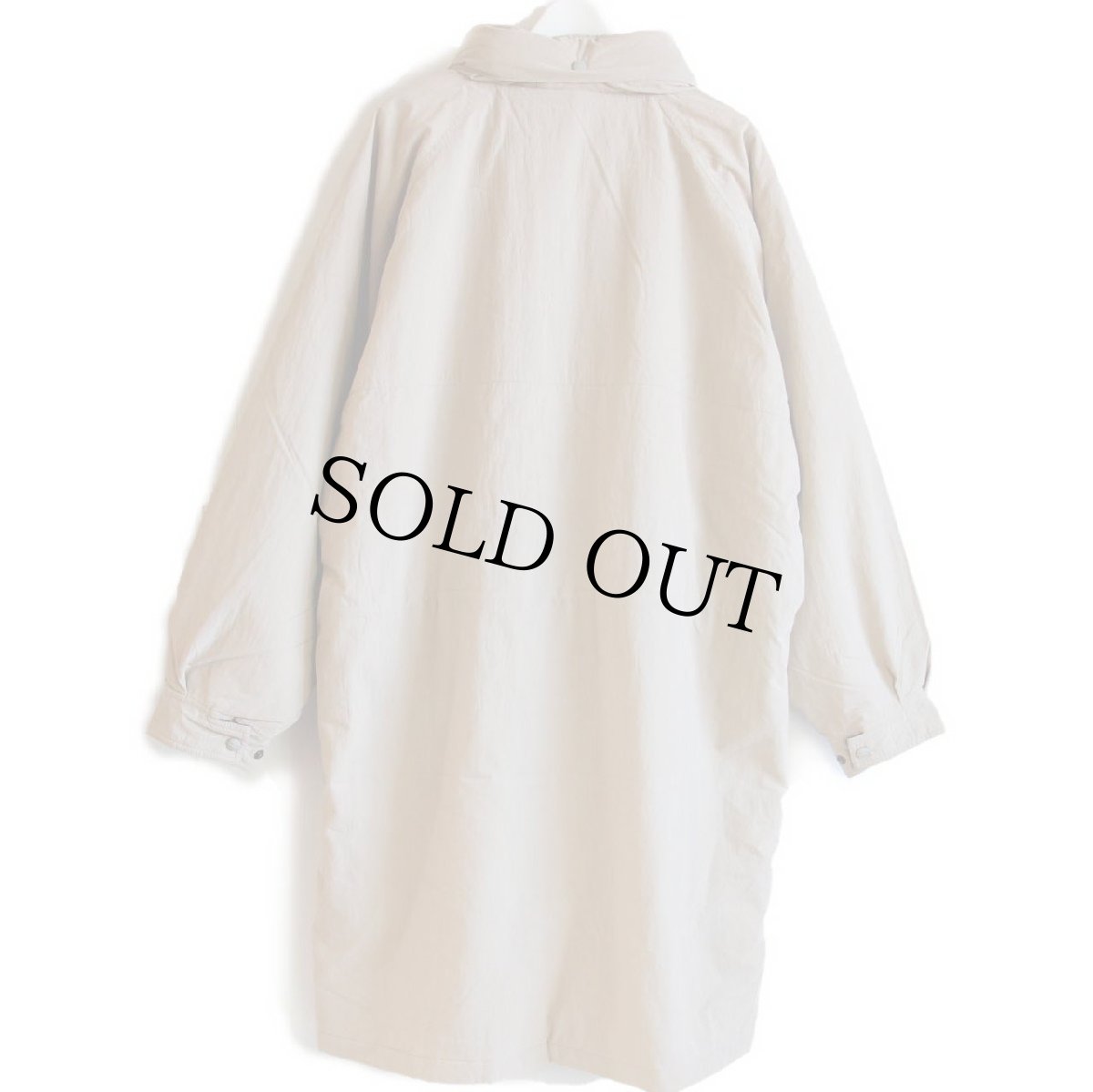 画像2: 90s L.L.Bean Thinsulate中綿入り チェック ウールライナー ロング ストームコート グレーベージュ XXL★マウンテン モンスターパーカー (2)