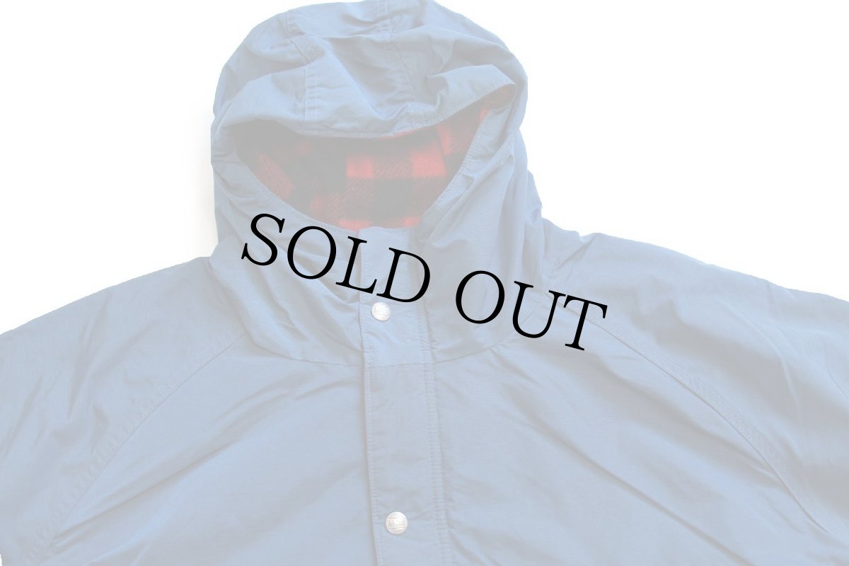 画像3: 80s USA製 L.L.Bean BAXTER STATE PARKA バッファローチェック ウールライナー ナイロン マウンテンパーカー 紺 L (3)