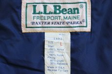 画像4: 80s USA製 L.L.Bean BAXTER STATE PARKA 中綿入り ナイロン マウンテンパーカー グレー L (4)