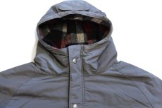 画像3: 80s USA製 L.L.Bean BAXTER STATE PARKA チェック ウールライナー マウンテンパーカー グレー L (3)