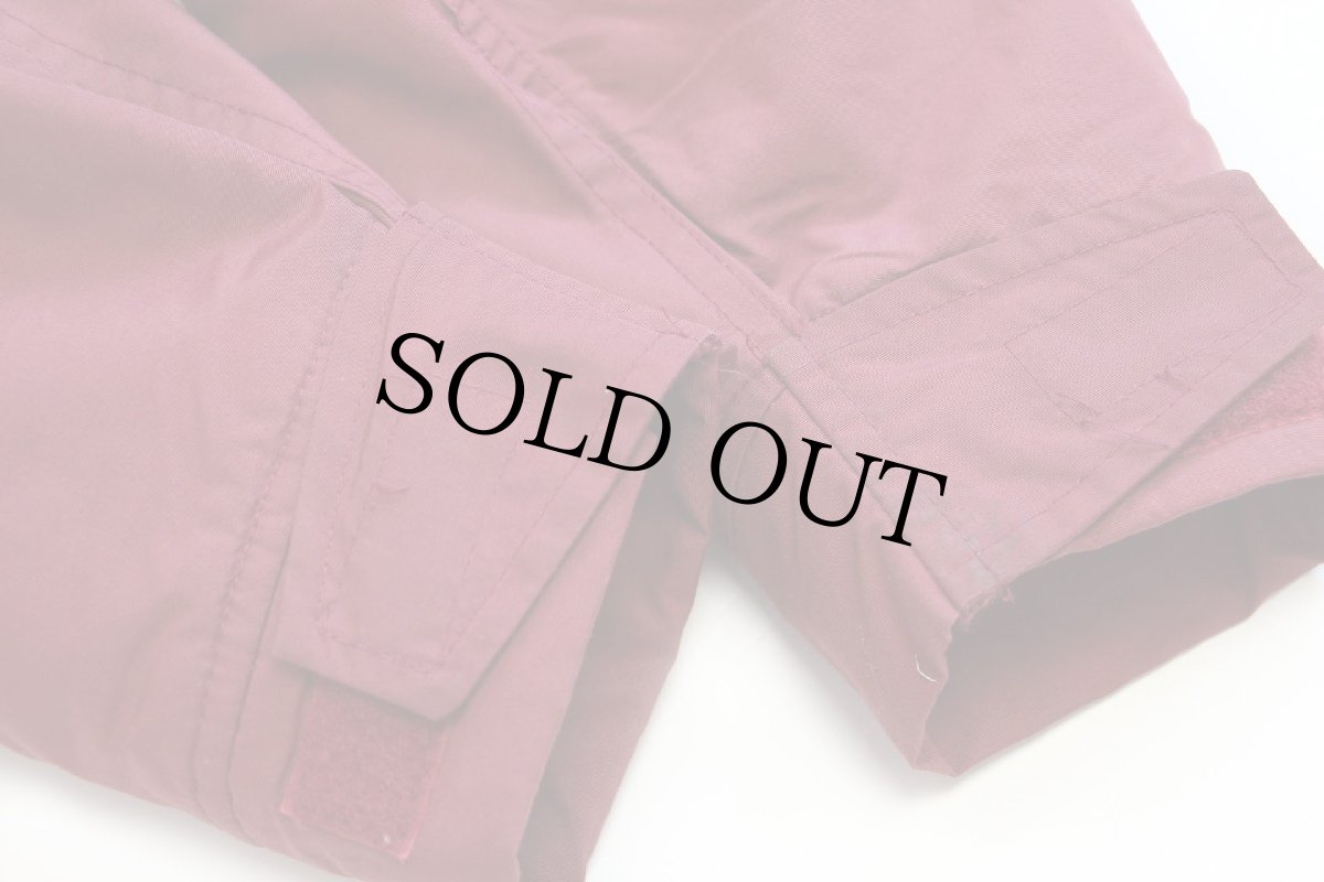 画像6: 80s USA製 L.L.Bean 中綿入り ナイロン マウンテンパーカー バーガンディ W-XL (6)