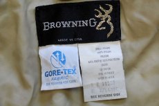 画像4: 80s USA製 BROWNING ダックハンターカモ 中綿入り GORE-TEXゴアテックス ナイロン マウンテンパーカー XL (4)