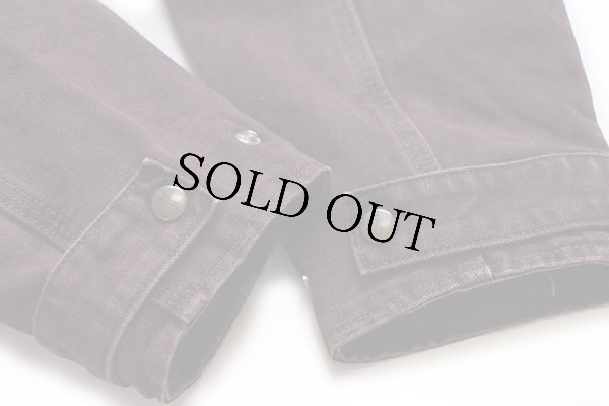 画像7: 80s USA製 carharttカーハート ブランケットライナー ダック地 マウンテンコート バーガンディ M-R (7)