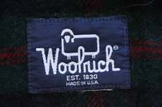 画像4: 80s USA製 Woolrichウールリッチ タータンチェック ウールライナー マウンテンパーカー 赤 (4)