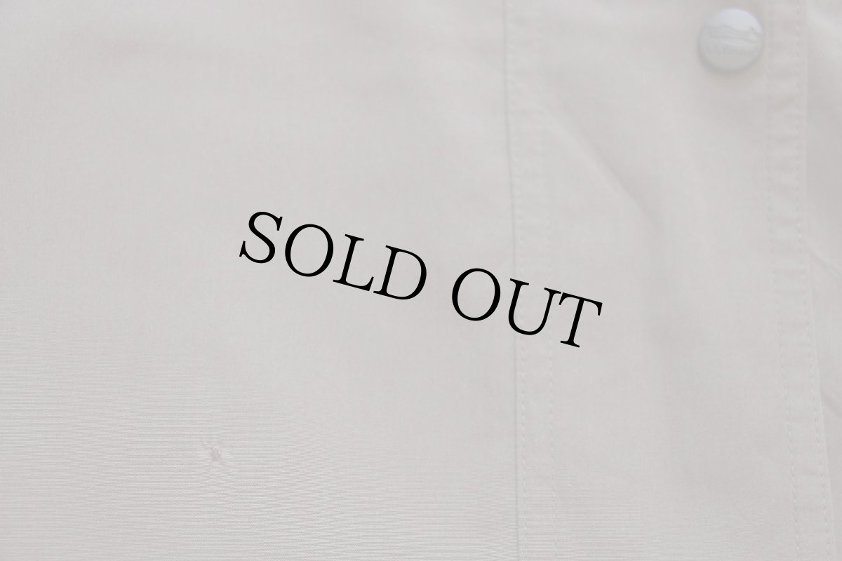 画像8: 00s L.L.Bean チェック ウールライナー付き ポリエステル ダスターコート グレーブラウン W-M (8)