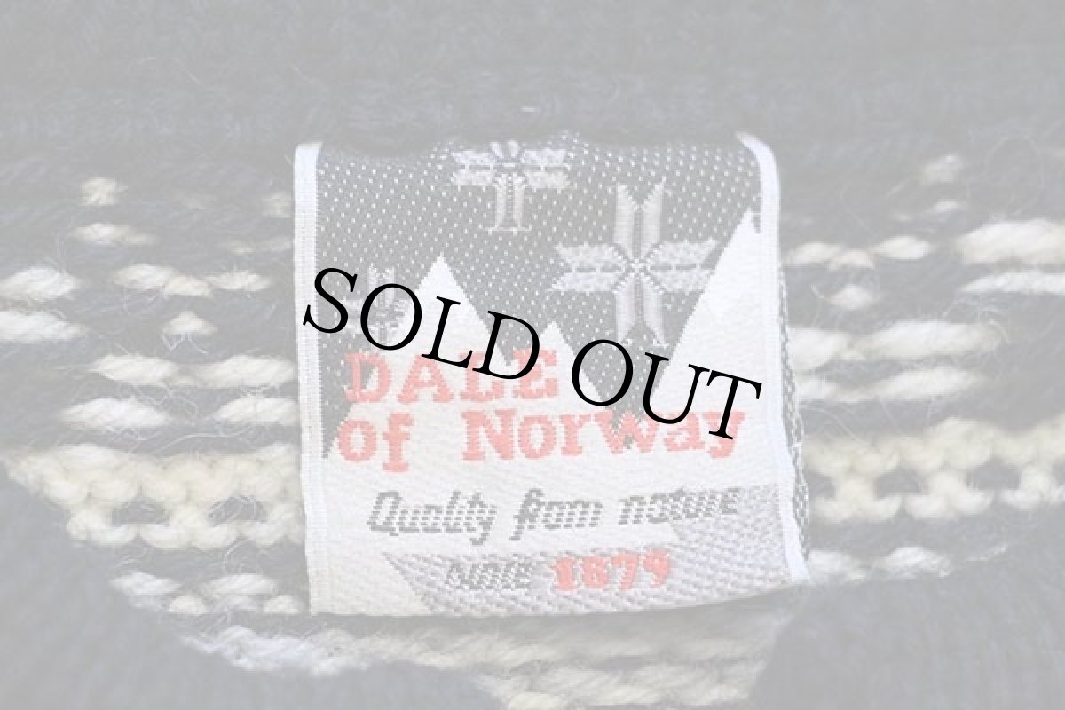 画像4: 90s ノルウェー製 DALE OF NORWAY ノルディック柄 チロリアンテープ ウールニット カーディガン M 42 (4)