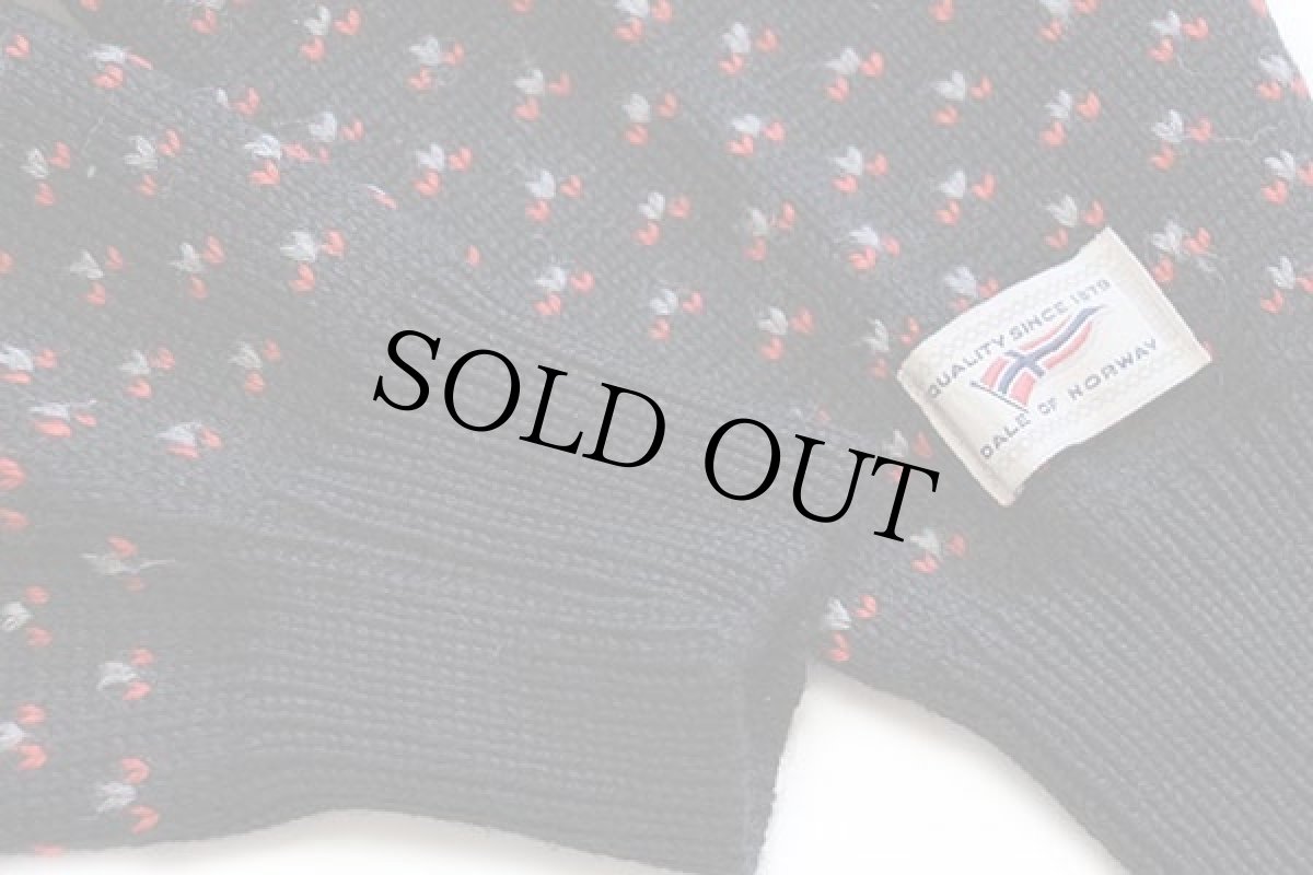 画像7: 90s ノルウェー製 DALE OF NORWAY ノルディック柄 ヘンリーネック ウールニット セーター XL (7)