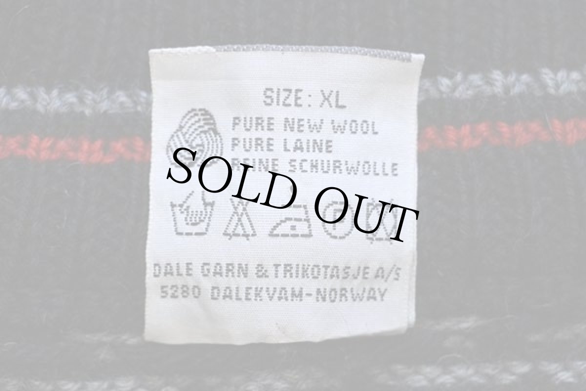 画像5: 90s ノルウェー製 DALE OF NORWAY ノルディック柄 ヘンリーネック ウールニット セーター XL (5)