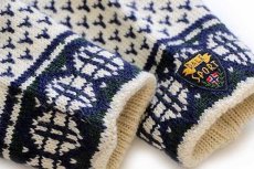 画像8: 90s ノルウェー製 DALE OF NORWAY ノルディック柄 WIND STOPPER ウールニット セーター (8)