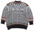 90s ノルウェー製 DALE OF NORWAY ノルディック柄 ウールニット