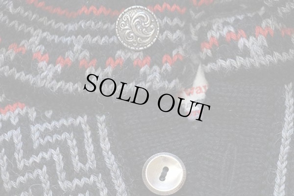 画像6: 90s ノルウェー製 DALE OF NORWAY ノルディック柄 ヘンリーネック ウールニット セーター XL (6)