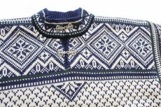 画像3: 90s ノルウェー製 DALE OF NORWAY ノルディック柄 WIND STOPPER ウールニット セーター (3)