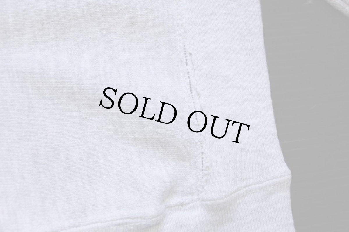 画像6: 90s USA製 Championチャンピオン AUBURN ひび割れプリント リバースウィーブ スウェット 杢グレー L (6)