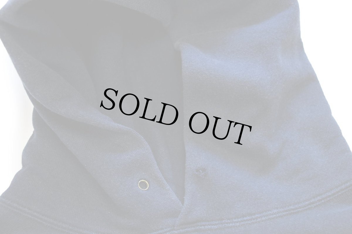 画像6: 90s メキシコ製 Championチャンピオン CHOATE ひび割れプリント リバースウィーブ スウェットパーカー 紺 M (6)