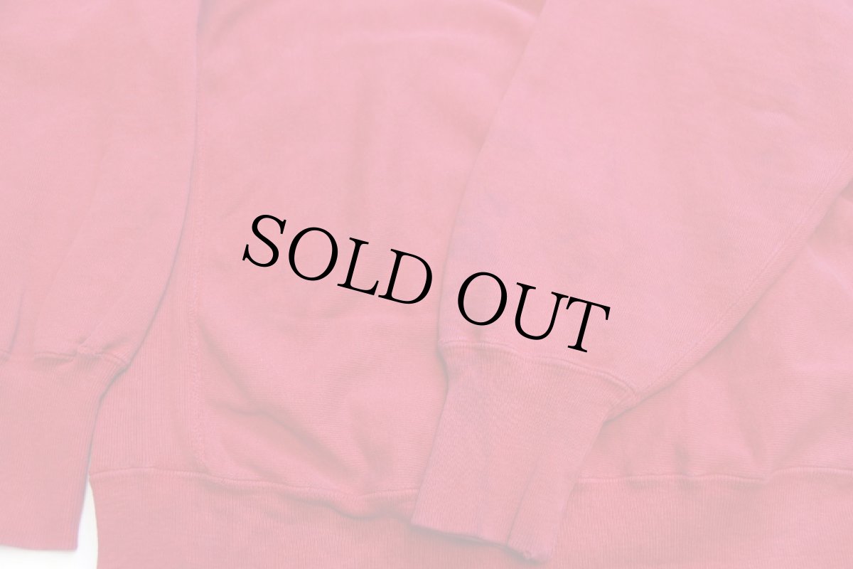 画像7: 90s USA製 Championチャンピオン Grand Hotel MACKINAC ISLAND ひび割れプリント リバースウィーブ スウェット 赤 XL (7)