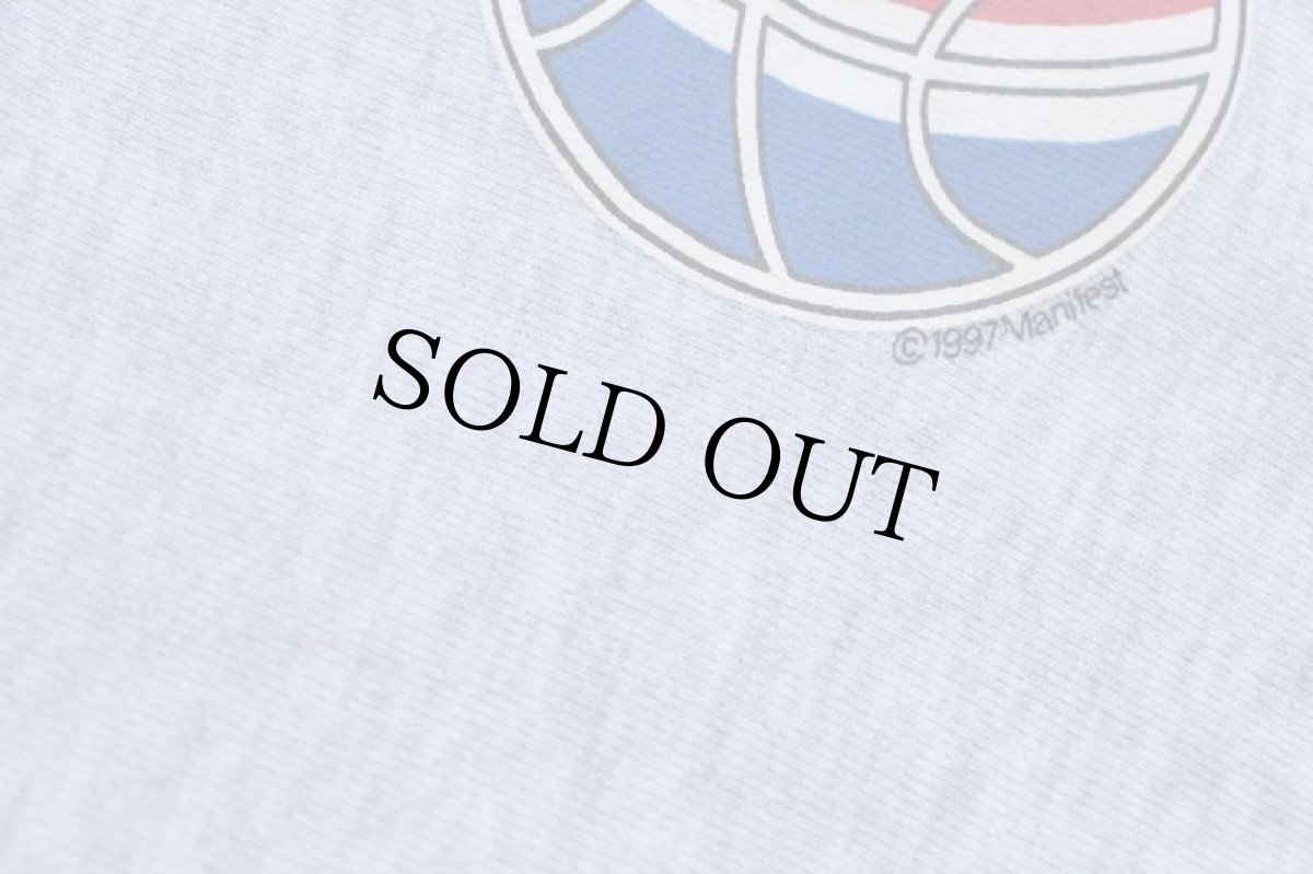 画像5: 90s メキシコ製 Championチャンピオン manifest MFST リバースウィーブ スウェット 杢グレー M (5)