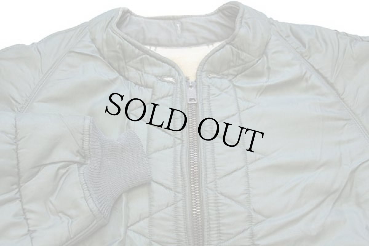 画像3: 50s 米軍 USAF ウールパイル ライナージャケット カスタム セージグリーン★キャトルジャケット (3)