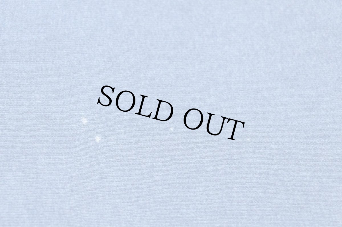 画像6: 90s USA製 Championチャンピオン スクリプト ビッグロゴ刺繍 リバースウィーブ スウェット ショート丈 カスタム 杢ブルー L (6)