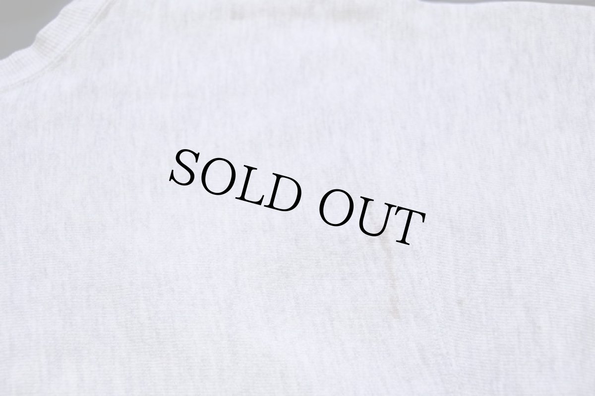 画像7: 90s メキシコ製 Championチャンピオン MICHIGAN LAW SCHOOL ひび割れプリント リバースウィーブ スウェット 杢グレー XXL★特大 (7)