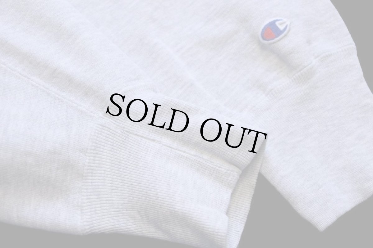 画像5: 90s メキシコ製 Championチャンピオン MICHIGAN LAW SCHOOL ひび割れプリント リバースウィーブ スウェット 杢グレー XXL★特大 (5)