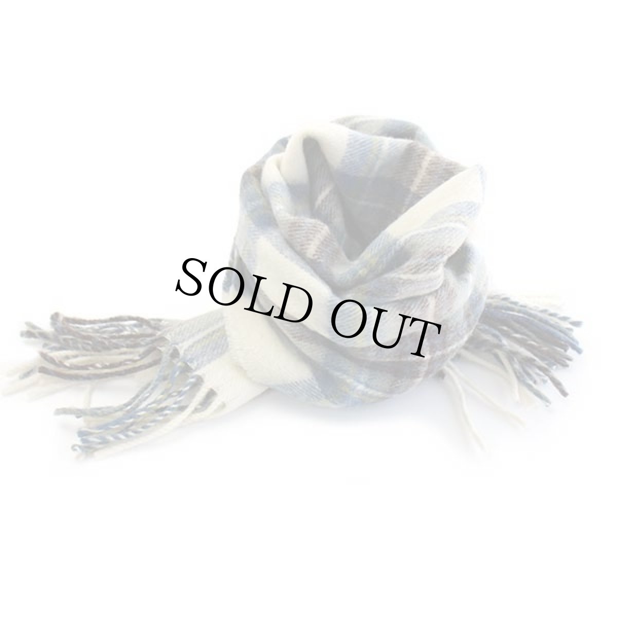 画像2: スコットランド製 CREAGARAN タータンチェック ウール マフラー (2)