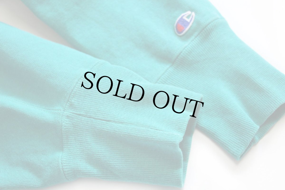 画像5: 90s USA製 Championチャンピオン ワンポイント リバースウィーブ スウェット エメラルドグリーン XL★151 (5)