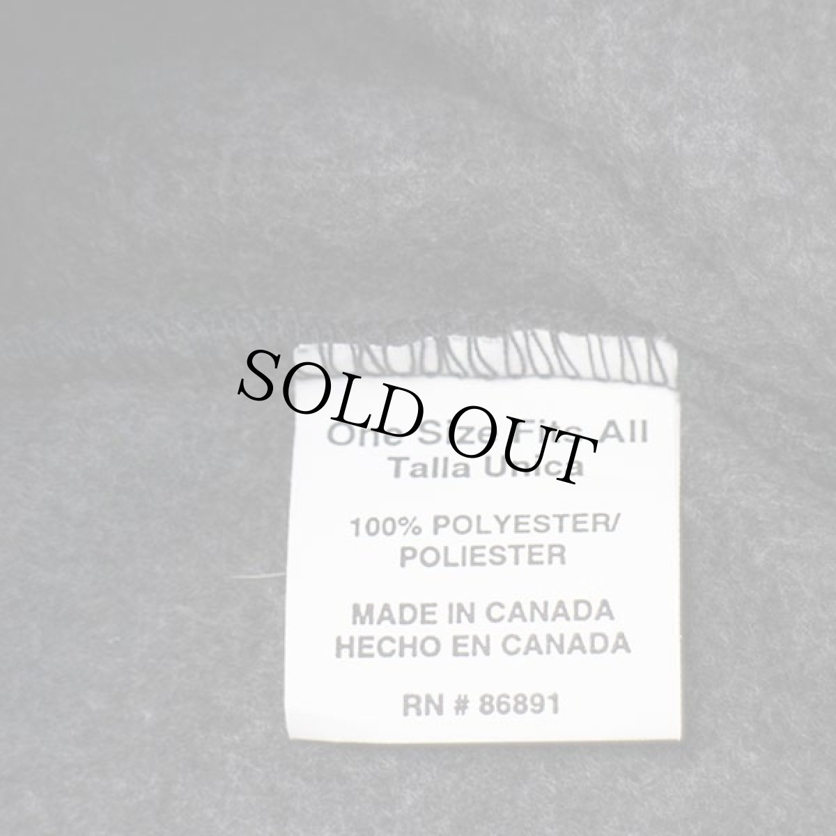 画像4: カナダ製 無地 フリース フードウォーマー グレー★ネックウォーマー フェイスウォーマー バラクラバ (4)