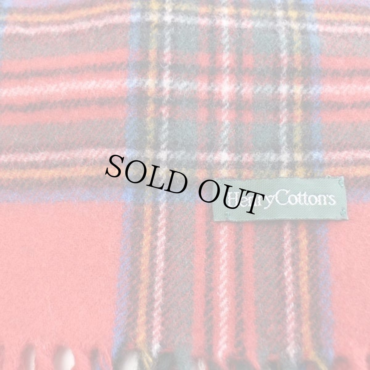 画像3: Henry Cotton's タータンチェック ウール マフラー (3)