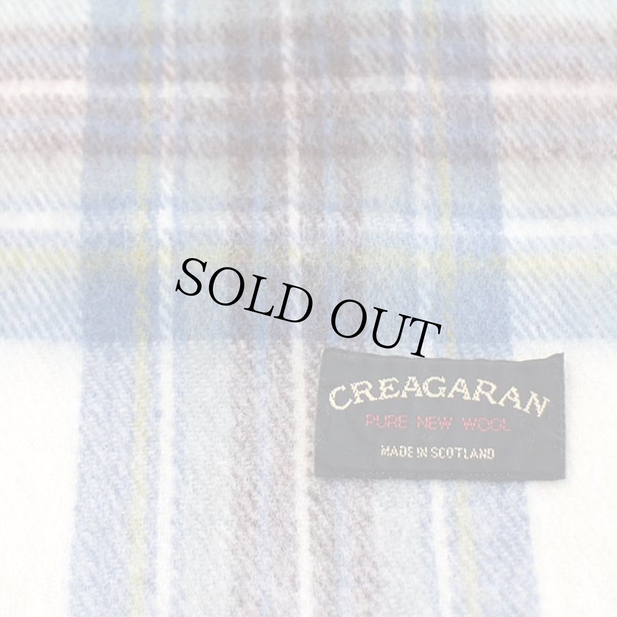 画像3: スコットランド製 CREAGARAN タータンチェック ウール マフラー (3)