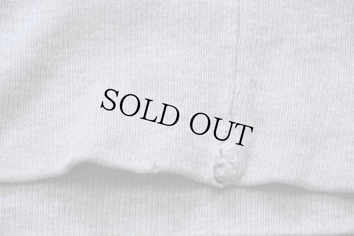 画像6: 90s USA製 Championチャンピオン ワンポイント リバースウィーブ スウェットパーカー ボロ グレー M (6)