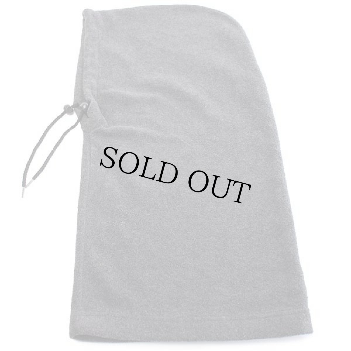 画像2: カナダ製 無地 フリース フードウォーマー グレー★ネックウォーマー フェイスウォーマー バラクラバ (2)