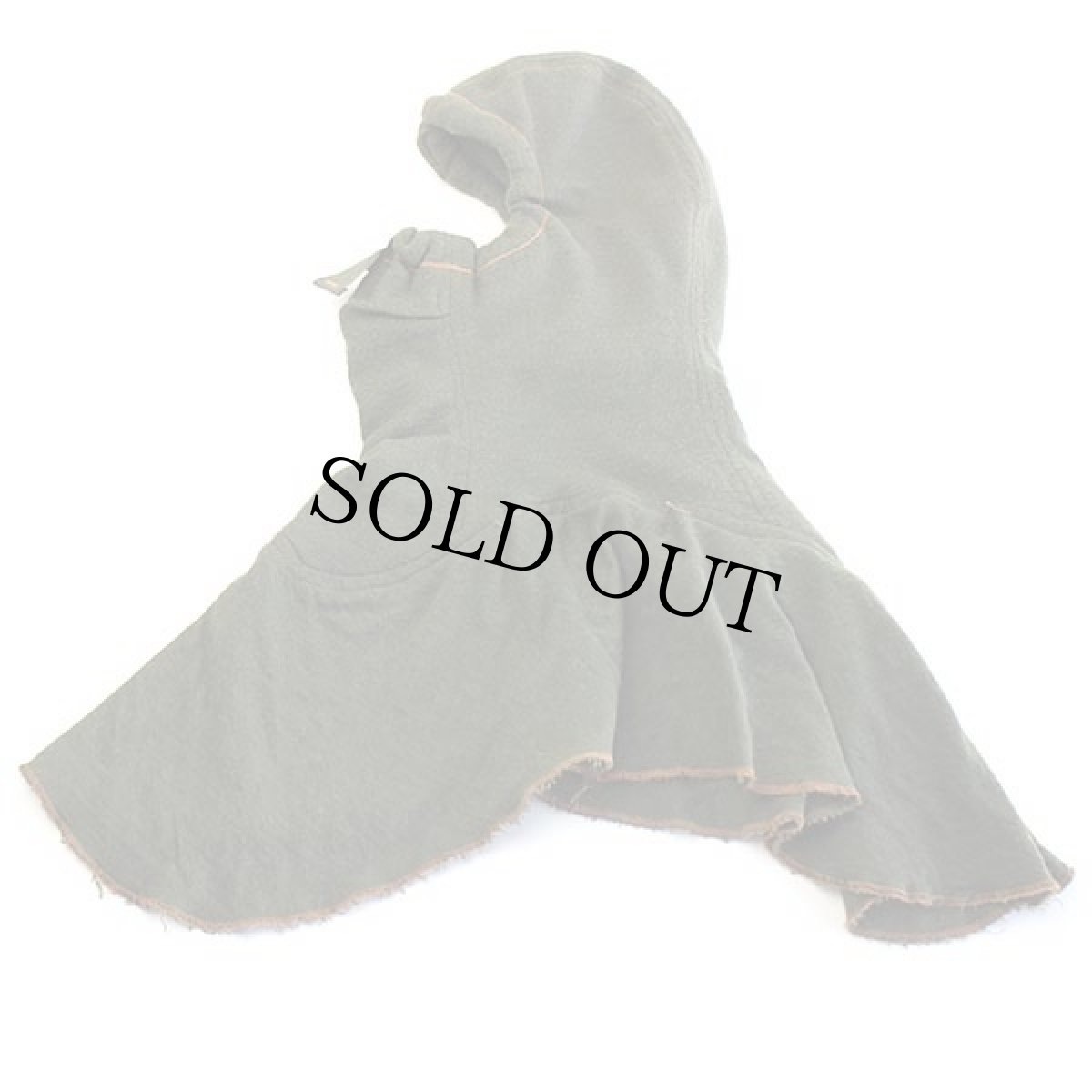 画像2: 00s 米軍 コンバット ビークル フード バラクラバ オリーブ (2)