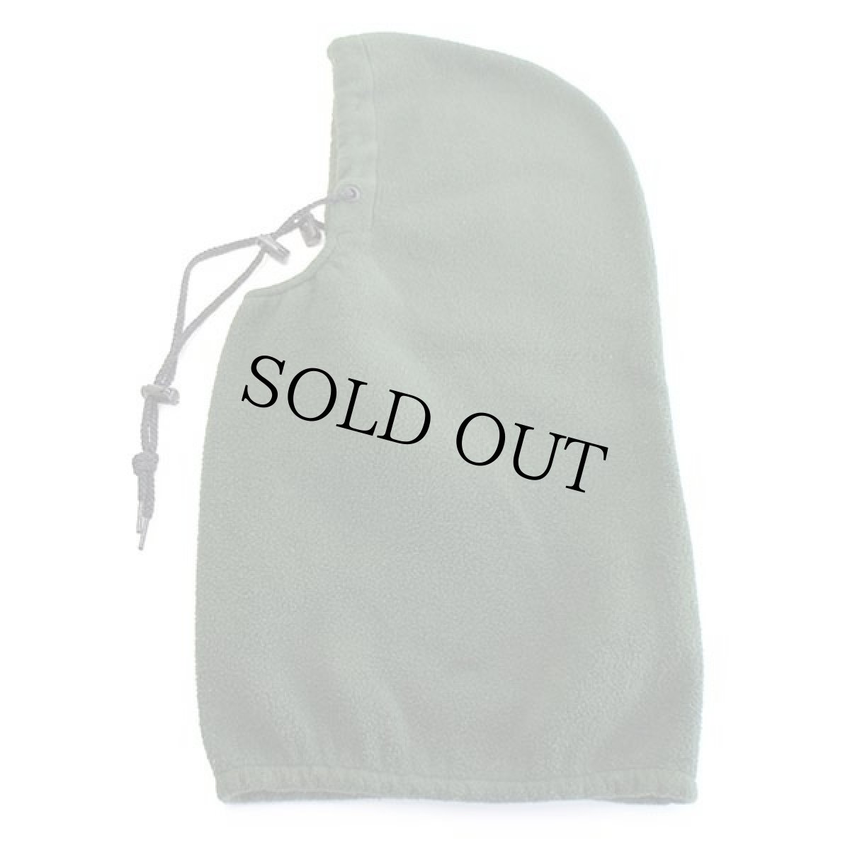 画像2: 90s NORDIC GEAR 無地 POLARTEC フリース フードウォーマー オリーブ★ネックウォーマー バラクラバ (2)