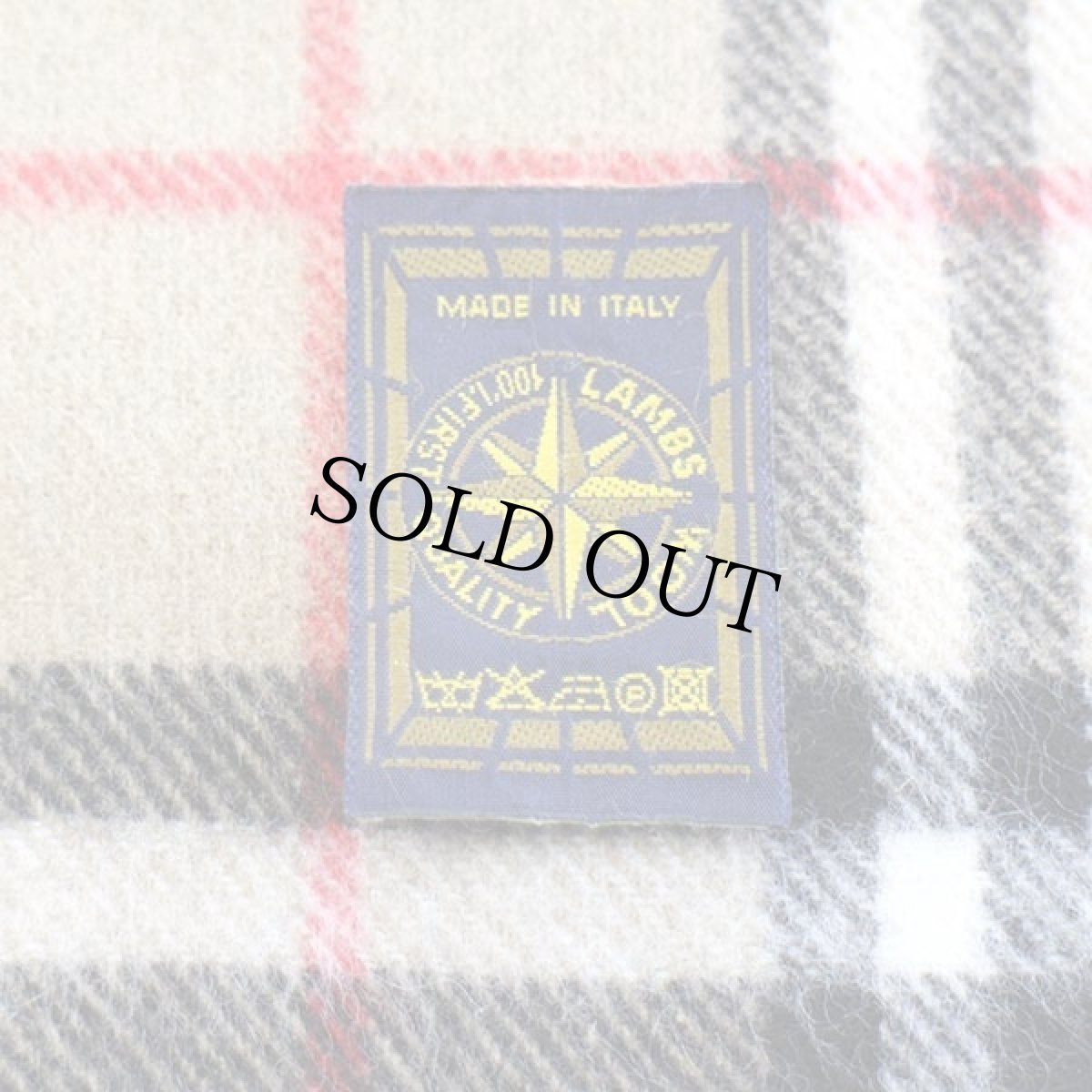 画像3: イタリア製 タータンチェック ラムウール マフラー (3)